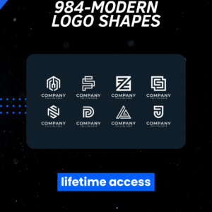 984 Modern Logo Shapes