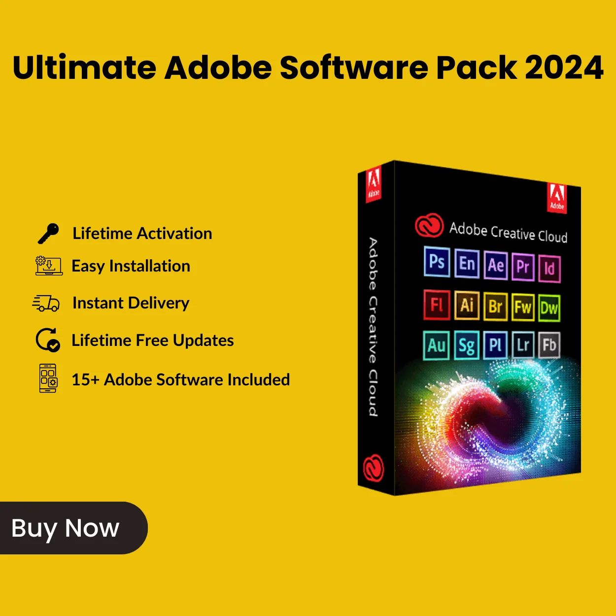Adobe Software Pack with License (all in one)